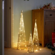 5050642065214 1 Gold Light Up TreeBelisk Christmas Decoration Set of 3.jpg